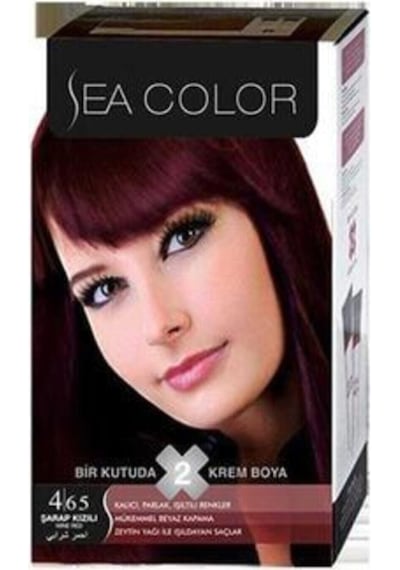 Sea Color 4.65 Şarap Kızılı Set Boya