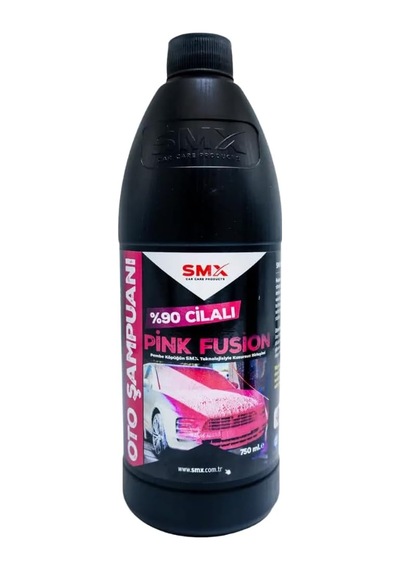 Pink Fusion%90 Cilalı Oto Şampuanı, Pembe Şampuan, Cilalı Şampuan 750 Ml