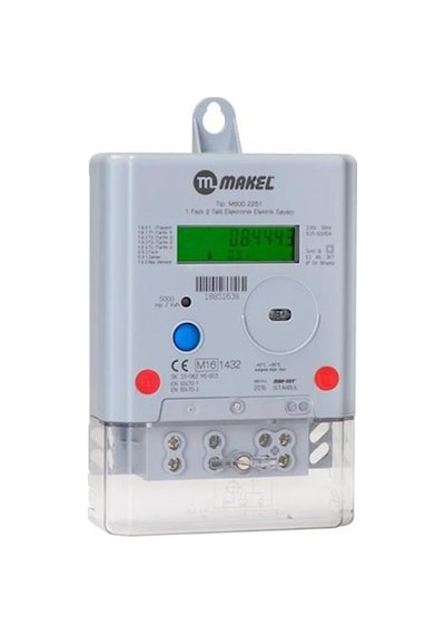 Makel Elektronik Monofaze Aktif Sayaç