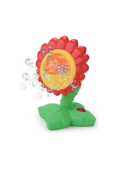 Bubble Sun Ayçiçeği Şekilli Köpük Makinesi Kırmızı