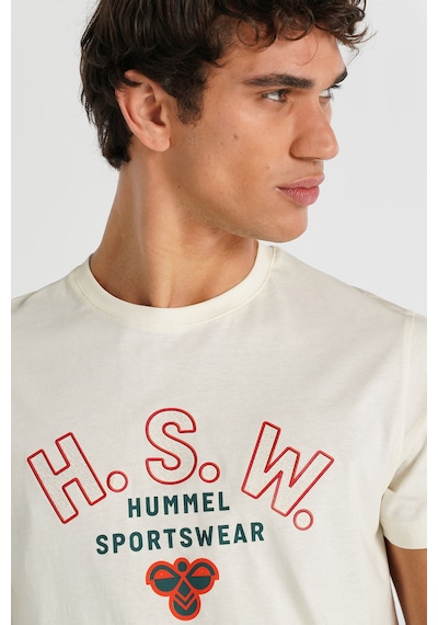 Hummel Hayes Kısa Kollu Tişört 912100-9157 Beyaz
