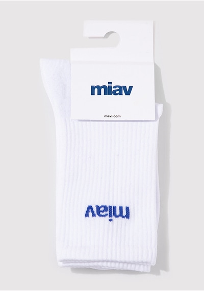 Mavi - Miav Beyaz Socket Socks 1912598-620 Beyaz