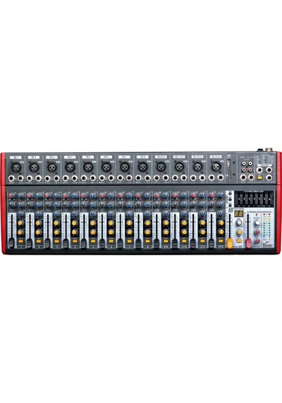 Odo Mz-1602fx 16 Kanallı 99 Dsp Efektli Deck Mikser
