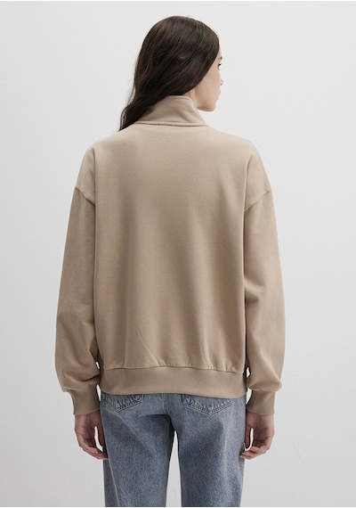 Mavi - Mavi Logo Baskılı Kahverengi Sweatshirt 1s10179-70344 Kahverengi
