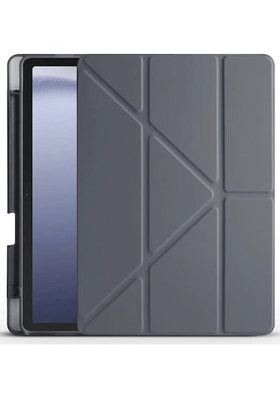 Newface Huawei Honor Pad X9 11.5 Kılıf Kalemlikli Mars Tablet Kılıfı - Koyu Gri