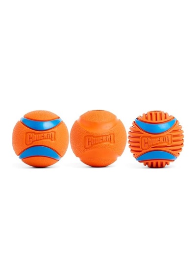 Chuckit Fetch Medley Gen 3 Ultra Ball, Fetch Ball, Rugged Ball 3&apos Lü Köpek Oyun Topu Seti O