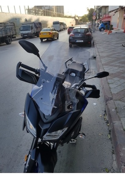 Zeus Motor 2018-2021 Yamaha Tracer 900 Uyumlu Uzun Ön Cam Füme