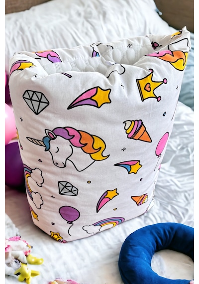Emzirme Destek Kolluğu Çift Taraflı, Unicorn Desen, Kol Yastığı Model