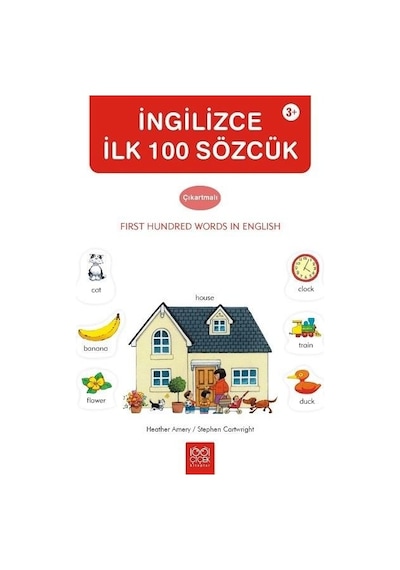 İngilizce İlk 100 Sözcük - Çıkartmalı - Heather Amery - 1001 Çiçek