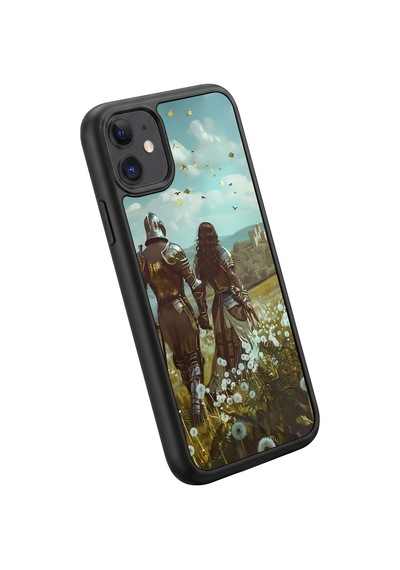 İphone 11 Uyumlu Zırhlışövalye Desenli Kamera Korumalı Darbelere Dayanıklı Kılıf 1186-zırhlışövalye-iphone11