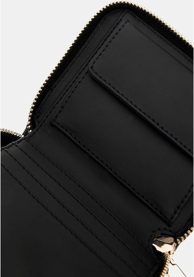 Guess Kadın Siyah Laurel 4g Logolu Mini Cüzdan Siyah