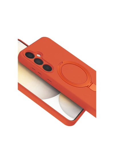 Galaxy A25 5g Regal Magsafe Standlı Kapak - Turuncu