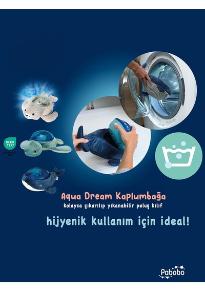 Pabobo Aqua Dream Kaplumbağa Sesli Projektör – Su Altı Efektli Gece Lambası, Ağlama Sensörlü, USB-C Şarjlı, Ninni & Beyaz Gürültülü Bebek Uyku Yardımcısı | Yenidoğan 0+ Pabobo Aqua Dream Kaplumbağa Sesli Projektör – Su Altı Efektli Gece Lambası, Ağlama Sensörlü, USB-C Şarjlı, Ninni & Beyaz Gürültülü Bebek Uyku Yardımcısı | Yenidoğan 0+