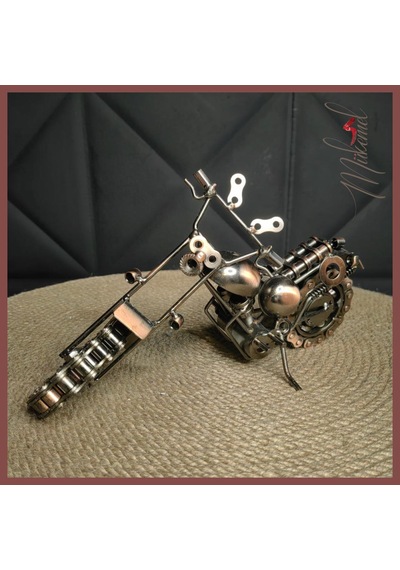 Steampunk Metal Motosiklet Maketi Koleksiyoner Ve Bikerlar İçin