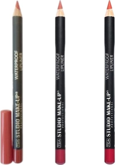 Tca Studio Make Up Maroon Brown + Red + Rose Waterproof Lipliner Dudak Kalemi