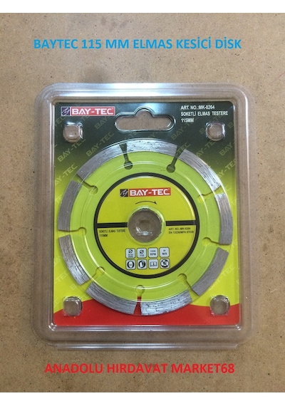 Baytec 115 Mm Elmas Testere Seramik Beton Tuğla Kesici Disk