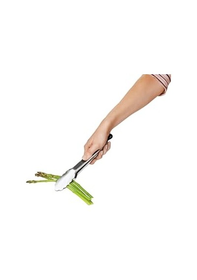 Good Grips Maşa, 23 Cm - Bulaşık Makinesinde Yıkanabilir, Paslanmaz Çelik, Izgara Maşası - Sosis, Sebze Ve Daha