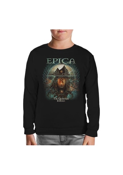 Lord Tshirt Epica - The Quantum Enigma Siyah Çocuk Sweatshirt Siyah