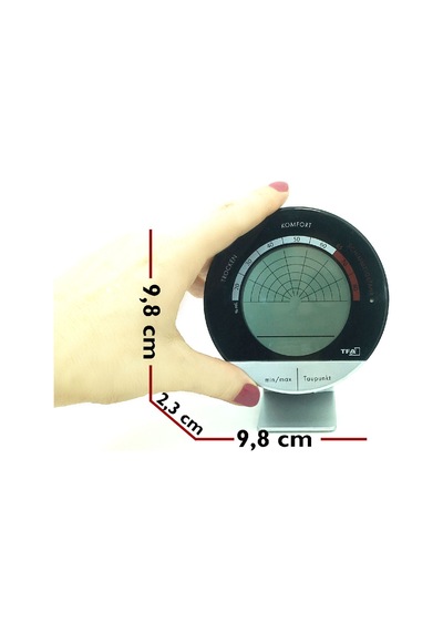 Tfa Radar Dijital Kayıtlı Termometre Nem Ölçer