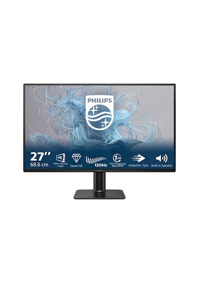 27 Phılıps 27e2n2500/01 Ips 1ms 120hz 1xhdmı 1xdp 2k Qhd 2560x1440 Flıcker-free Vesa Siyah