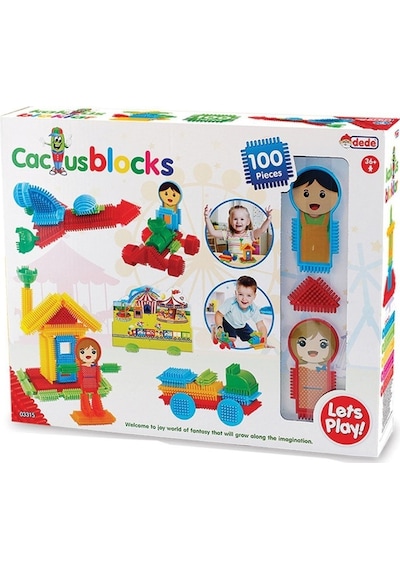 03315 Dede Kaktüs Blokları 100   Parça