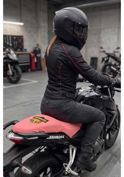 Pembe Universal Motor Sele Kılıfı Kadın Scooter Sele Koruyucu %100 Polyester Yıkanabilir Koltuk Kılıfı