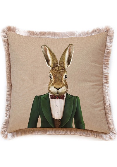 Mr. Rabbit Kadife Yastık/kırlent Dolgu Boncuk Elyaf Uluslararası Yıkama Ve Solmama Sertifikası Çok Renkli