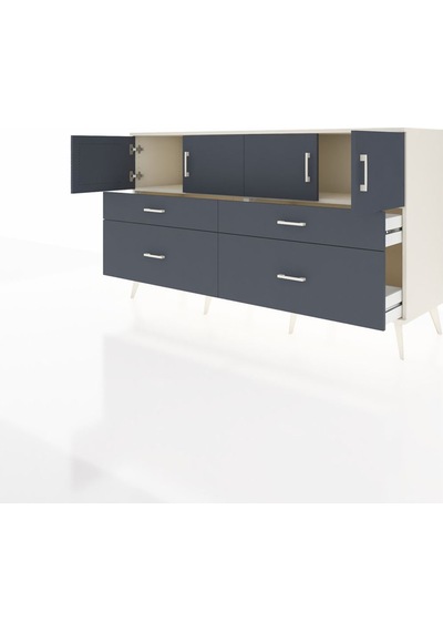 Hyperion Konsol 2 Raflı 4 Çekmeceli 4 Kapaklı 176x44x99 Aytaşı-an Aytaşı-antrasit Hyperion Konsol 2 Raflı 4 Çekmeceli 4 Kapaklı 176x44x99 Aytaşı-an Aytaşı-antrasit