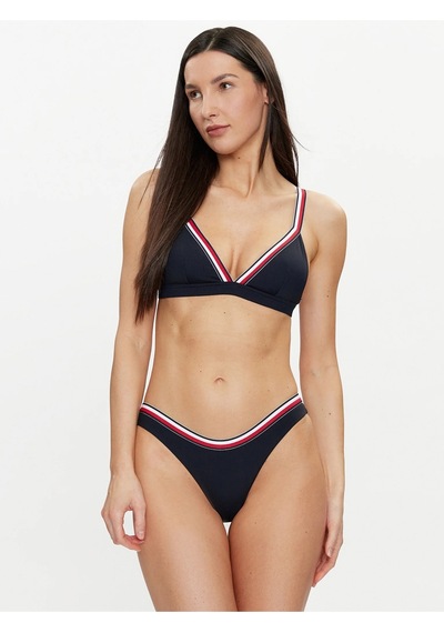 Tommy Hilfiger Tommy Hılfıger Kadın Bikini Üstü Uw0uw05290-dw5 Uw0uw05290-dw5 Lacivert