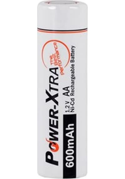 Power-Xtra 600 mAh 1.2 V Başsız AA Ni-CD Şarj Edilebilir Kalem Pil