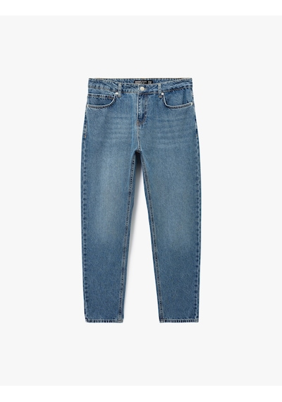 Koton Pamuklu Normal Bel Regular Fit Tapered Jean Pantolon - Joe Jean Orta İndigo 6wam40237nd İndigo Koton Pamuklu Normal Bel Regular Fit Tapered Jean Pantolon - Joe Jean Orta İndigo 6wam40237nd İndigo