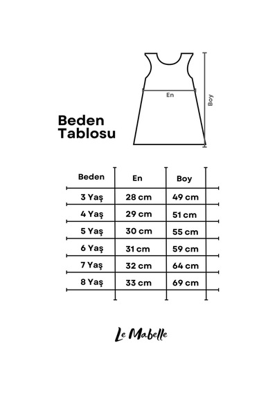 Le Mabelle Ekru Önü Fiyonklu Katlı Kız Çocuk Elbise - Laney Ekru