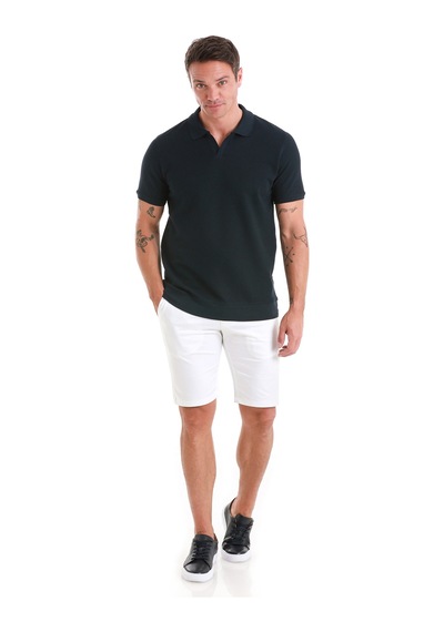 Hatemoğlu Lacivert Regular Fit Düz Polo Yaka Pamuklu Tişört 35362024c011 005 Lacivert