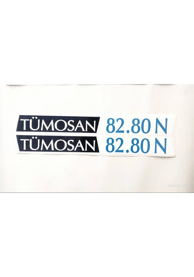Tümosan Klasik 82.80 N Yan Yazı Tanıtım Etiketi 2001 - 2009 Model Sağ - Sol Takım