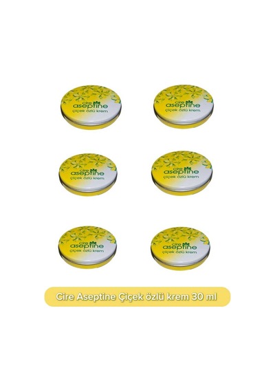 Çiçek Özlü Nemlendirici Teneke Krem 30 Ml X6