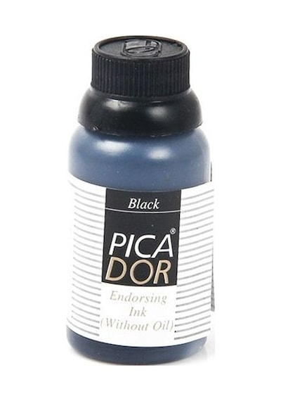 Picador Istampa Mürekkebi 30 CC Renk - Siyah Ke-001