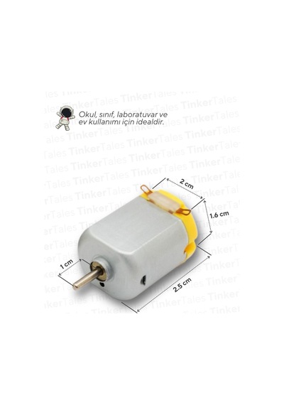 50 Adet Dc Motor Deney Motoru 5v Dc Motor Ile Uyumlu Meb Eğitim Sistemi Için Uygun Arduino Uyumlu