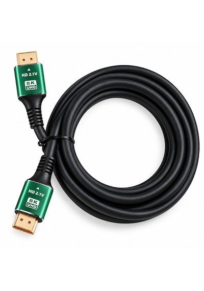 Alfais 6122 Hdmi 2.1 8k Ultra Hd Kablo 2 Metre 48gbps 4k 120hz Altın Uçlu Kablo Led Tv