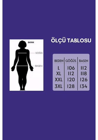 Ladies First Büyük Beden 3442 İndigo Uzun Abiye Elbise 001