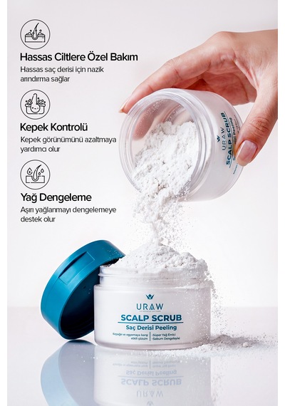 Saç Derisi Peelingi Arındırıcı Ve Dengeleyici Hair Scrub 200 Ml Tüm Saçlar