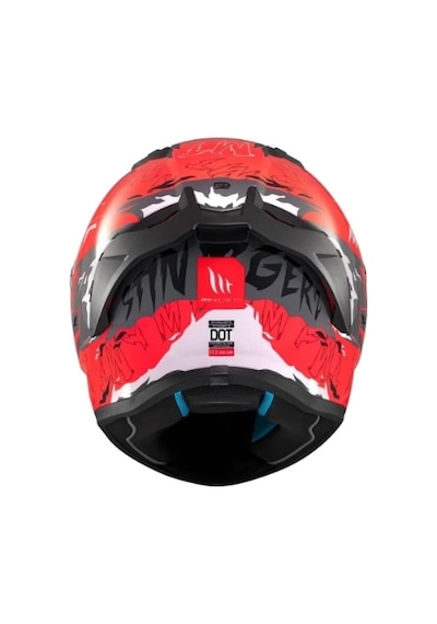 Mt Helmets Stınger Ardent C5 Kapalı Kask Mat Kırmızı - Siyah