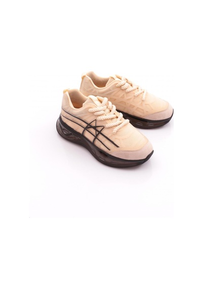 Dgn B2014 Kadin Sneakers Nude Siyah