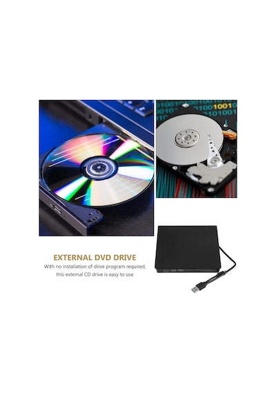 Maxgo 3124 Harici Dvd Rw External Taşınabilir Ultra Ince Usb 3.0 Tyce C Cd/dvd Optik Okuyucu