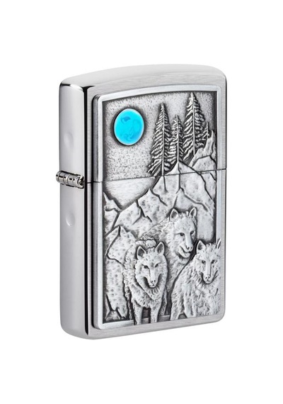 Zippo Çakmak Wolf & Pack Emblem 49295-083609