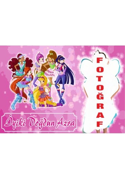 Winx Doğum Günü Afişi (340771020)