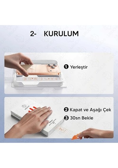 16 Pro Max Paravan Çizilmez Koruyucu Folyo Geri Dönüştürülmüş Camdan Üretilmiştir Kabarcıksız Uygulama Için