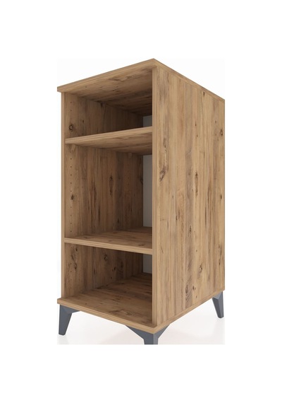Kronos Komodin 2 Raflı 44x59x96 Çam-çam Çam