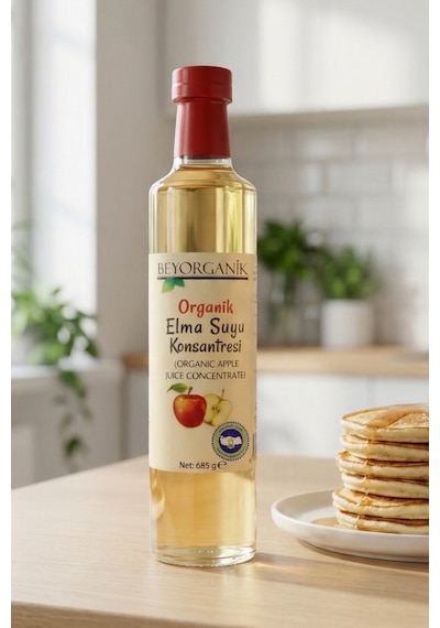 Beyorganik Pestisit Analizli Organik Elma Suyu Konsantresi 685gr