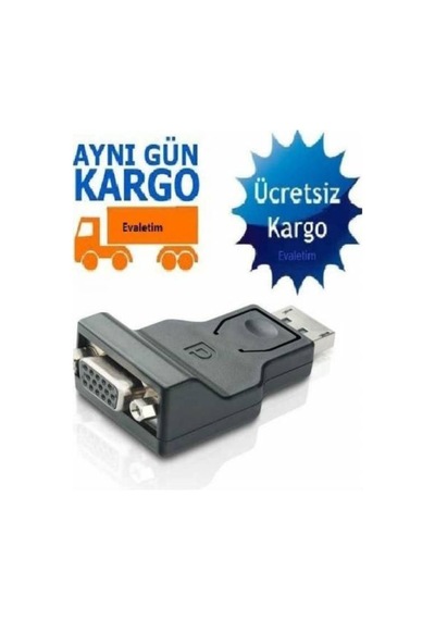 4809 Displayport Vga Çevirici Dönüştürücü  Adaptor Port Monitör