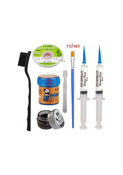 Kremlehim Mchanc 138 C 42gr Havya Uc Temizleyici Flux Lehim Toplama Cp-1515 Lehim Emme Teli Yardımcı Set04